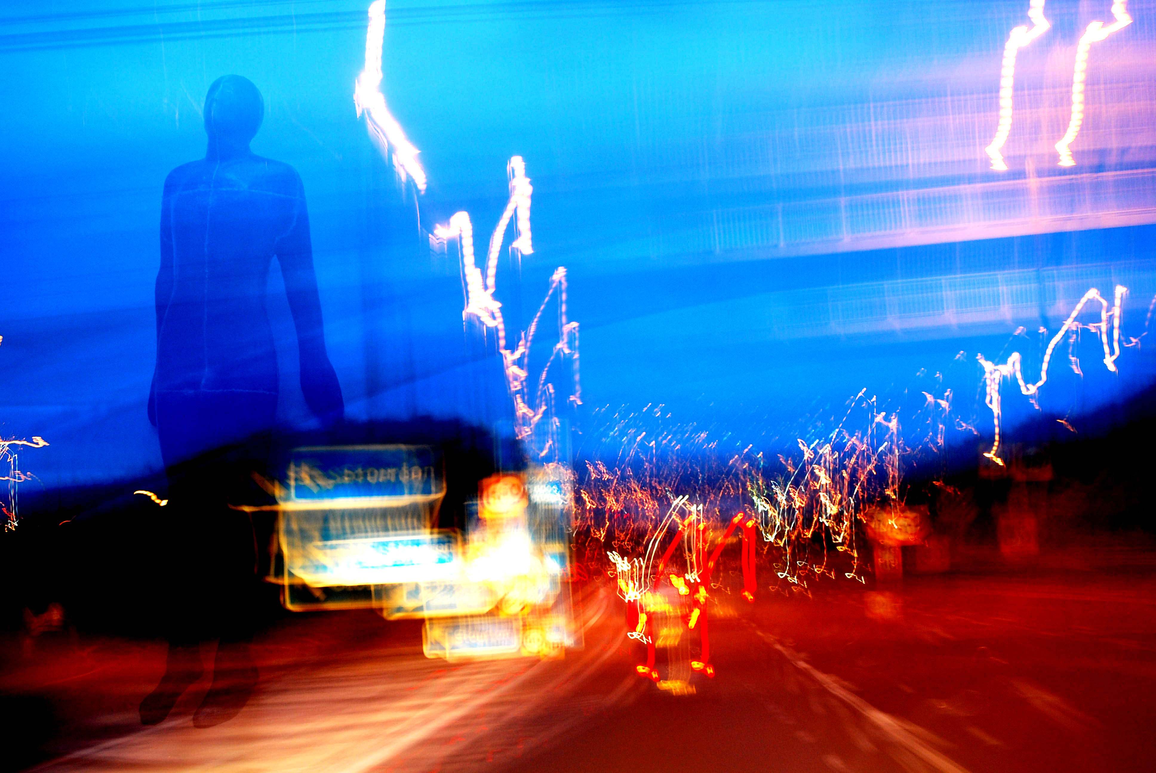on the road Image